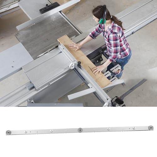 650mm Aluminiumlegierung Schiene Gehrungsstange Slider Tischkreissäge Spurstange Gehrungslehre Befestigung für Tischkreissäge Gehrungslehre Stange