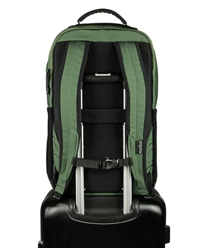 Image of JanSport Journey Pack Backpack - Large Main Compartment, Dual Water Bottle Pockets, 15-inch Padded Laptop Compartment with Tricot Lined Sleeve, Cargo Green