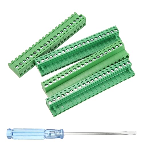 Connecteur 20 broches 5.08 mm type enfichable 300V 10A montage circuit imprimé PCB