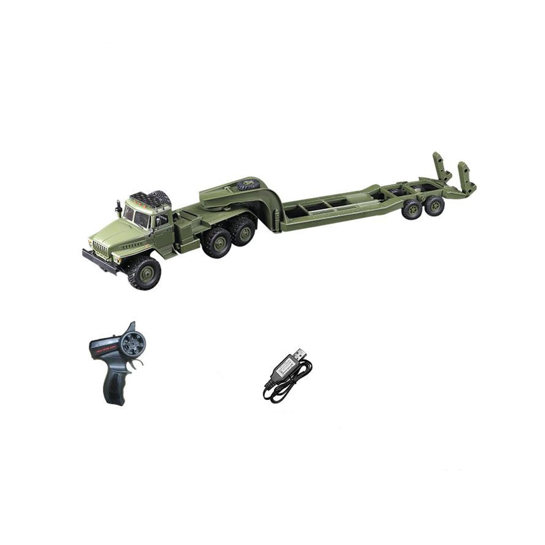 Amazon.co.jp: ikazeRyuaa RCトレーラーモデル、WPL B36-3 2.4G 1/16