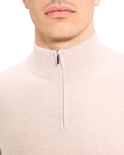 Theory Men's Hilles Quarterzip in Cashmere4