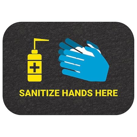 Hand Sanitizer Station Floor Sign,PK4
