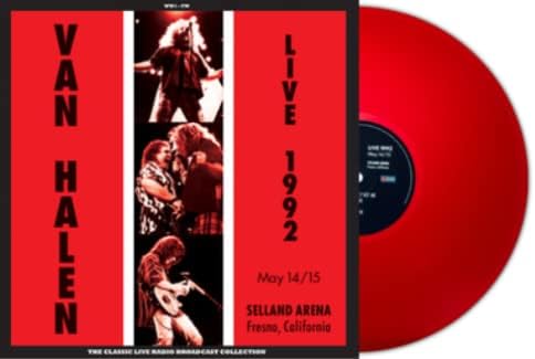 LIVE AT SELLAND ARENA FRESNO 1992 - COLOURED LP [Vinyl] VAN HALEN