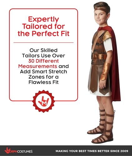 Disfraz Completo Gladiador Romano Niño Talla Small miniatura 4