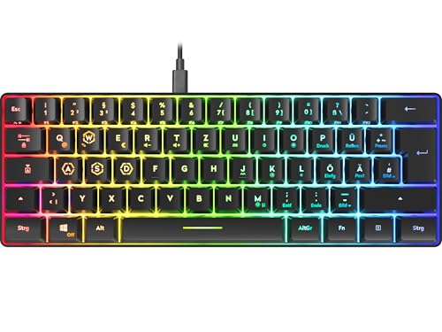 Speedlink-Letos-RGB-Gaming-Tastatur-60-kabelgebunden-USB-C-Kabel-abnehmbar-Anti-Ghosting-Hintergrundbeleuchtung-Verschiedene-Beleuchtungsmodi-Deutsches-Layout-QWERTZ-schwarz | Dealmeister.io Alt tag für bilder post titel