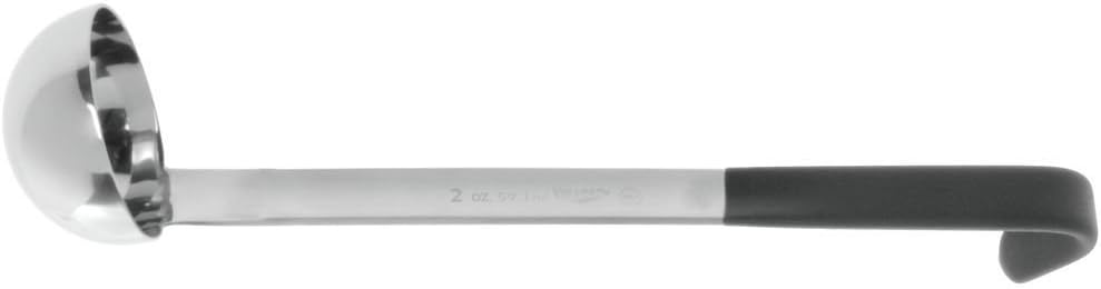 Vollrath 4980220 Black Kool-Touch Handled 2 Ounce Ladle