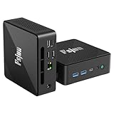 ‎Fsjun ミニPC Alder Lake N150【MS 2024 office&Win 11 Pro搭载】インテルプロセッサー搭載 超小型デスクトップパソコン4Kデュアルディスプレイ対応 WIFI5 超軽量/高性能プリインストール省電力VESAマウント付属 2画面同時に出力 コンパクト設計 4コア4スレッド USB 3.0×2 BT4.0 DDR4 16+512GB SSD