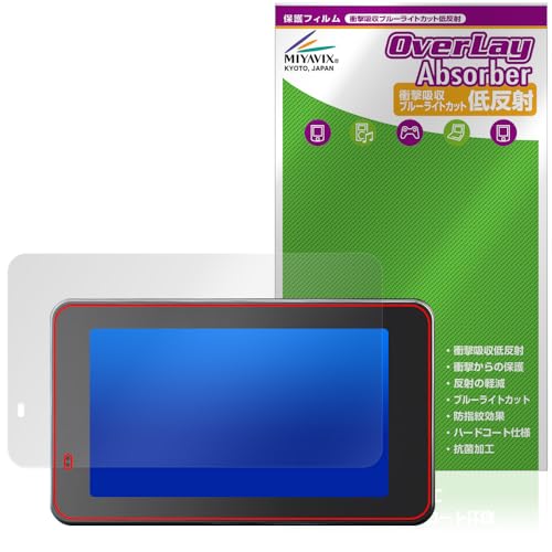 ミヤビックス BOIFUN バイク用 5インチ スマートモニター MT04 対応 保護 フィルム 衝撃吸収 低反射 抗菌 防指紋 防気泡 日本製