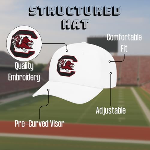 Gorra ajustable oficial South Carolina MVP blanca miniatura 4