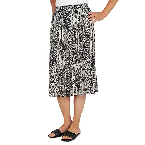 Alfred Dunner Women's Patchwork Pleated Midi Skirt3
