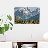 targa artistica da parete in metallo con motivo grand teton national park, poster vintage in metallo, divertente decorazione artistica da parete per bagno, regalo per casa, ufficio, cucina, bar