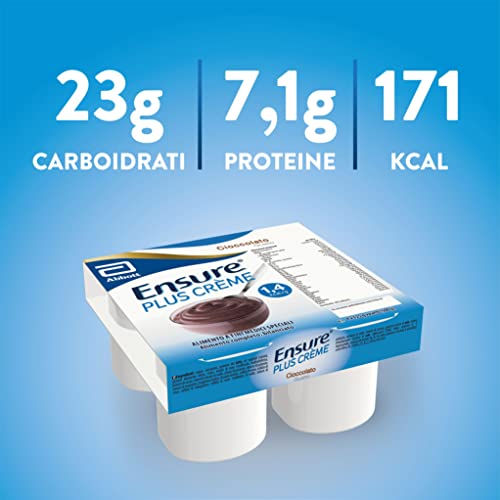 Ensure Plus Creme Budino Proteico, Confezione 4x125ml, Gusto Cioccolato - Image 6