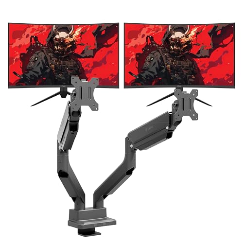 Image of Pixio Two PXC328 32 inch Curved 180Hz Refresh Rate QHD 1440p Resolution Fast VA Panel 1ms GTG Response Time Gaming Monitor with PS2S Ultrawide Heavy-Duty Premium Single Monitor Arm