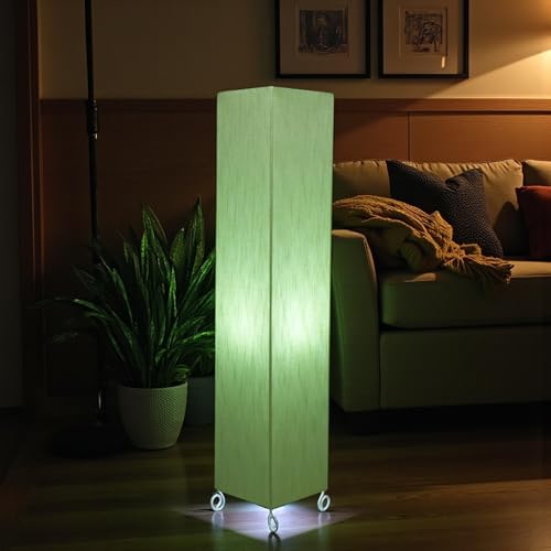 Image of Cotton Fabric Floor Lamp for Bedroom's Desk Lamp for LivingRoom, Bed Room, Office | Night Stand Dimmable Room Floor Lamp for Reading Corner Lamp | Bulb Included