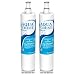 AQUACREST Replacement 4396508 Refrigerator Water Filter, Compatible with 4396508 4396510, Filter 5, 46-9010, PUR W10186668, NLC240V (Pack of 2)