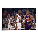 チャールズ・バークレー・バスケットボール選手ポスター アートパネル キャンバス ポスター 壁アート 誕生日ギフト ホームアートワーク すぐに掛けられます08x12inch(20x30cm)