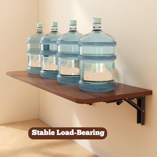 Que Ahorra Espacio Mesa Plegable De Pared Escritorio De Ordenador, Mesa De Pared Para Espacios Pequeños Tocador Para Casa Ideal Para Cocina/balcón, Mesa De Ordenador(Blanca,120*40cm/47.2*15.7in) - imagen 6