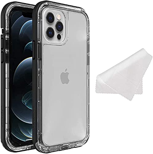 Coque iPhone 12 Pro LifeProof Next protection antichoc cristal noir