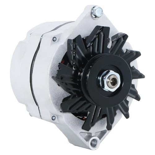 1 Wire GM Alternator – Self-Exciting 105A High Output – Fixes Battery Drain & Dim Lights – Fits 10SI Chevy Buick SBC BBC – Replaces ADR0335 334-2114 ADR0325 7127-SE105 400-12340 20-102-7