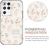 2 fundas de flores de dibujos animados para ZTE Nubia Red Magic 11 Pro/11 Pro+ 6.85", diseño kawaii de collage de flores, protector de TPU negro para mujeres 6