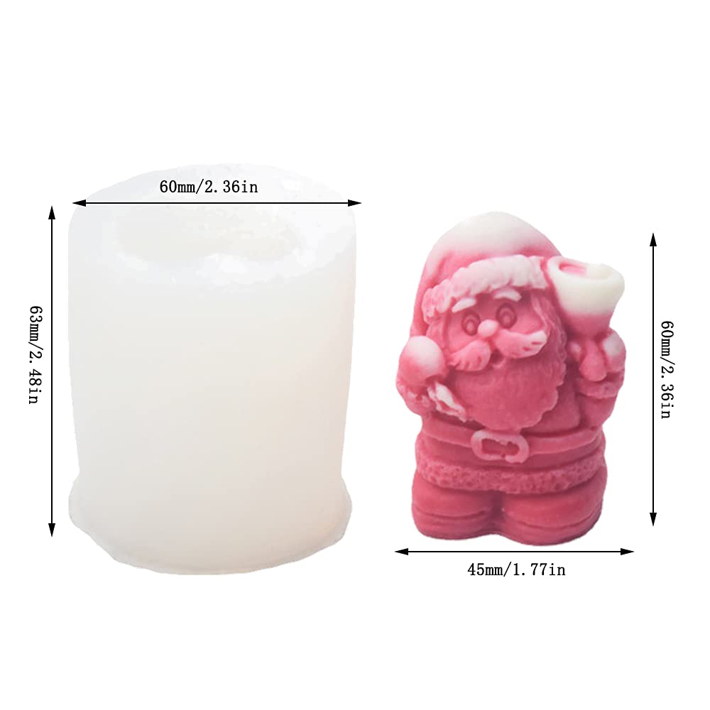 Cestony Christmas Theme Silicone Mold - For Making Resin Candles, Soap, Clay Crafts - View #9