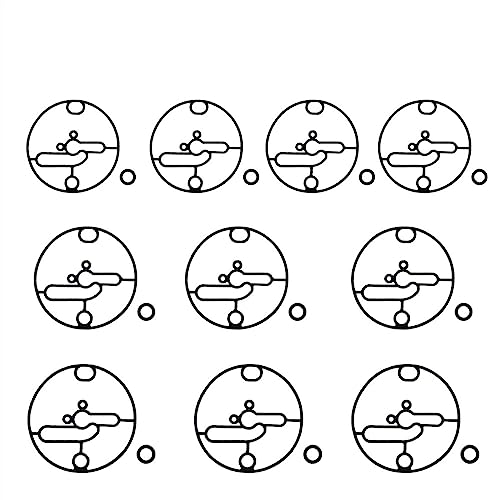 WAEEDY Sellos De Junta De Cuenco Flotante Junta Tórica 698781 para Nikki para Carburador para Troy-bilt para Cortacésped Toro 10 Uds