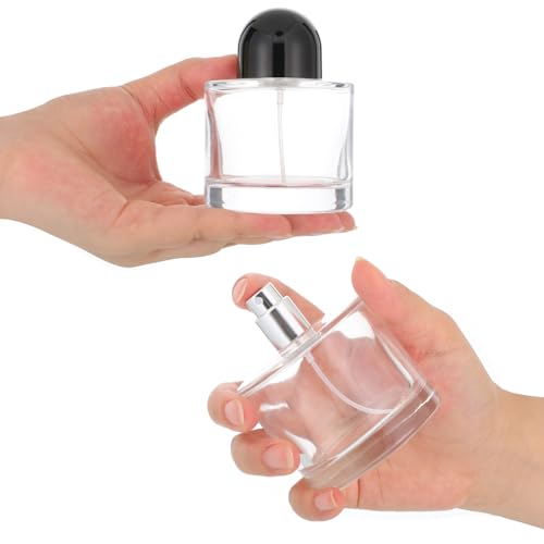 100ML/3.4OZ Refillable Cosmetic Spray Bottle Empty Glass Perfume Spray Bottles Clear Oil Perfume Container Travel Atomizer for Travel Makeup Party Tool4
