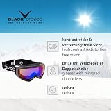 Black Crevice okulary narciarskie dla dorosłych, kolor czarny/niebieski, jeden rozmiar