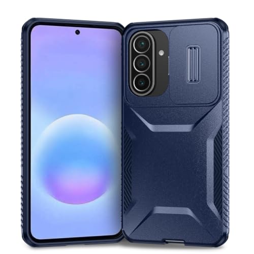 Coque Samsung A57 5G SM-A576U1 robuste résistante aux chocs silicone bleu