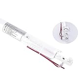 tubo laser co2 40w 4. [VERSIÓN MEJORADA]: el tubo láser actualizado tiene una potencia más estable, lo que es favorable para aumentar la velocidad de corte. El tubo tiene una VIDA LARGA debido a la tecnología especial.