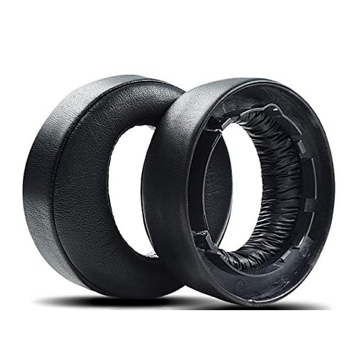 Lisening Ersättningskuddar öronkuddar muggskyddskudde för Sony PlayStation Platinum trådlöst headset CECHYA-0090 (öronkuddar för CECHYA-0090)