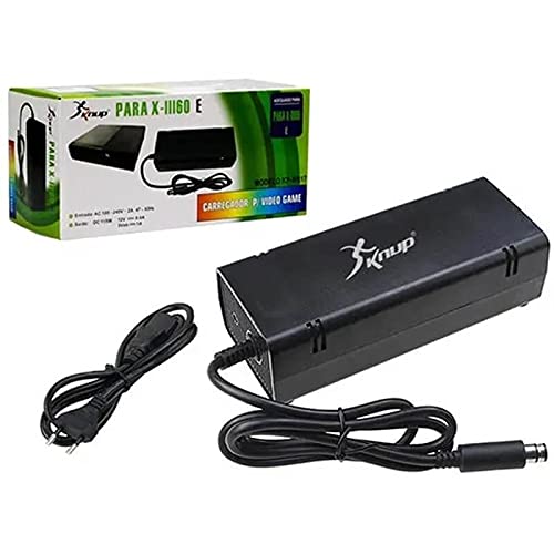 Fonte De Alimentação Ac Adaptador Carregador Bivolt 110 V-240v Para Xbox 360 Super Slim Knup Kpw017