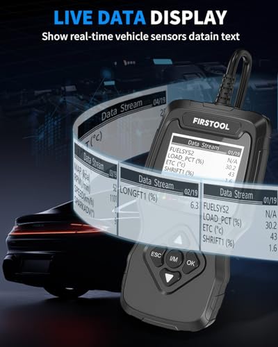 Car OBD2 Scanner, OBD2 Scanner Diagnostic Code Reader Tool with I/M Readiness, Data Stream, Battery Tester, Check Engine Light with Reset, OBDII/EOBD Car Diagnostic Scanner for All Vehicles After 1996 — view 5