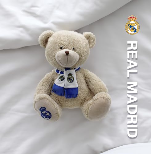 Miniatura 8 de Real Madrid Cf - Oso De Peluche Con Bufanda, 35 Cm, Producto Oficial Cyp Brands