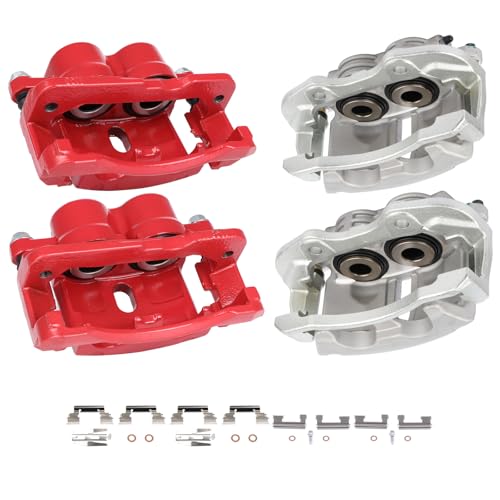Image of SCITOO Front & Rear Disc Brake Calipers 18-B4729 18-B4728 18-B4764 18-B4765 | Fit For Cadillac,For Chevrolet,For GMC Models - For Avalanche 1500 2002-2006,For Escalade 2002-2006 4PCS With Bracket