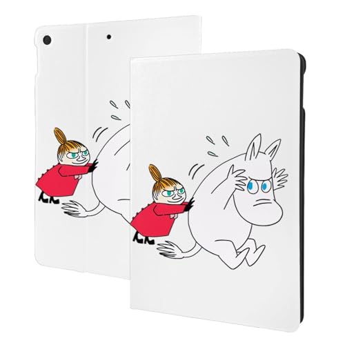 Compatible with ムーミン iPad Pro ケース 2024 13インチ(最新型) iPad Pro 13インチ ケース タブレットケース Ipad pro タブレット ケース PUレザー 二つ折スタンド 角度調整 横置きスタンド 全面保護