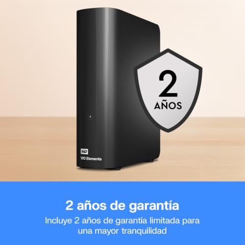 Miniatura 9 de Wd Elements 12 Tb Disco Duro Externo De Escritorio, Compatibilidad Usb 3.0, Plug-And-Play Solución Para Un Fácil Almacenamiento Adicional De Tus Fotos, Música, Vídeos Y Archivos Importantes.