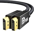 IVANKY 16K Displayport Cable 2.1, [VESA Certified] DP Cord [16K@60Hz,8K@120Hz,4K@240Hz], Display Port 2.1 Cable Support HDR10, HDCP, DSC 1.2a, for 4090,7900Graphics/PC/TV/Gaming Monitor, 6.6FT