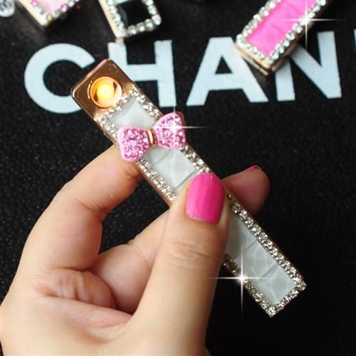 Encendedor Eléctrico Mini Recargable TARVIT Rosa miniatura 2