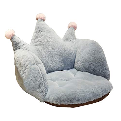 xiuersty Soft Plush Cat Pet Bed for Cats or Small Dogs Winter Bed Crown Dog Cat Bed Self Warming Plush Pillow Stuffed Seat Cushion Cat Kitten Puppy Small Dog Bed Grey