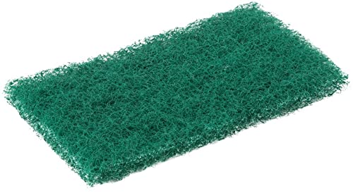 Scrubble Medium Green Nylon Scouring Pad, 6 x 9 inch - 60 per case.