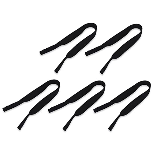 Glasses Strap, Glasses Holder Strap with Highly Elastic 5pcs Eyeglass Ear Grips for Running, Basketballs