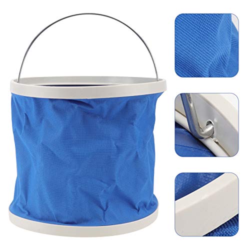 Angoily Bacia de Lavagem Balde Dobrável Ao Ar Livre Portátil Dobrável Balde de Água Recipiente Barri