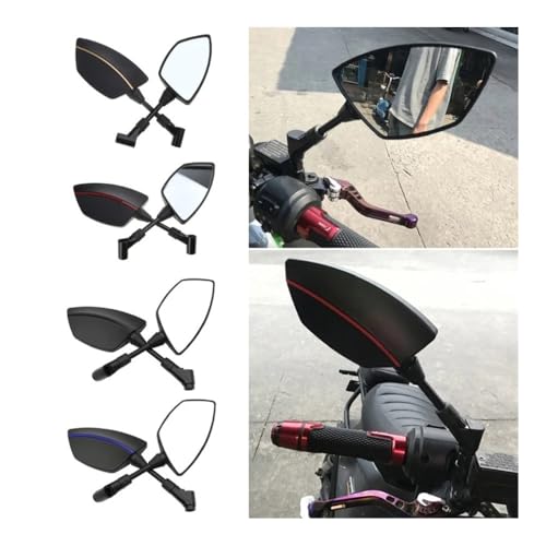 Rétroviseurs moto de guidon pour ne plus subir les angles morts de dos