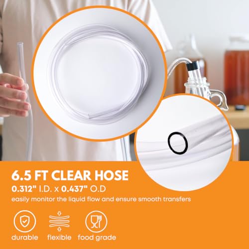 fastrack mini auto siphon clamp and 6539 3834 hose clear