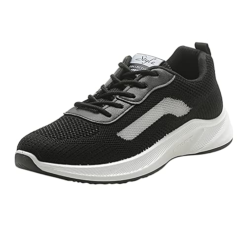 Genérico Zapatillas Mujer Deportivas de Deporte para Zapatillas de Deporte para Mujer, Zapatos para Caminar de Malla, Tenis atléticos, Zapatillas Zapatos de Mujer con Horma Ancha (Black, 39)