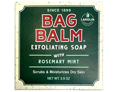 Bag Balm Vermont's Original Mega Moisturizing Soap, Lanolin Enriched Rosemary