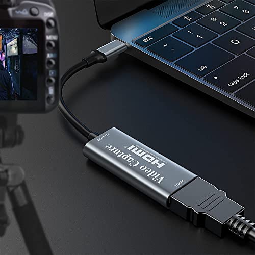 Papeaso Video Capture Card, Video Recording Card Wonderful 4K HDMI to 1080P USB C for Gaming Streaming TV Recorder, for Windows Mac OS System with USB C Adapter to Adjust PS4, Switch, Xbox1 by Papeaso - Image 6