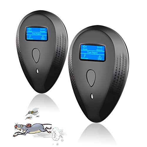 Preisvergleich Produktbild OVAREO Ultraschall Schädlingsbekämpfer - 2020 Neu 3 Level Einstellbare Dreifachwelle Pest Repeller Control Elektronische Moskitoschutz n für Kakerlaken,Mäuse,Fliegen,Mücken