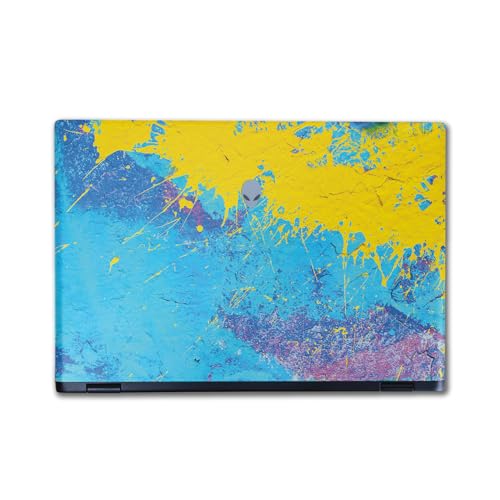 Image of Laptop Skin Compatible with Alienware M16 R2 (2024) - Splatter Wall - Premium 3M Vinyl Protective Wrap Decal Cover - Easy to Apply | Crafted in The USA by MightySkins